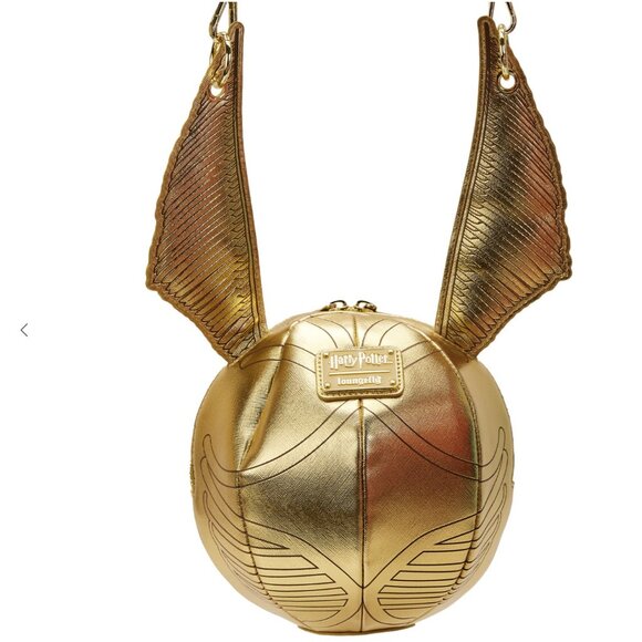 Loungefly Harry Potter Golden Snitch Crossbody Bag - Picture 8 of 9